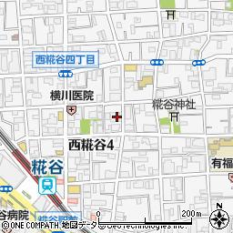 東京都大田区西糀谷4丁目周辺の地図