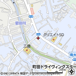 東京都町田市南大谷38周辺の地図