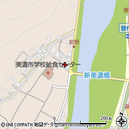 岐阜県美濃市前野778周辺の地図