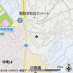 東京都町田市本町田244周辺の地図