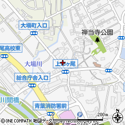 神奈川県横浜市青葉区市ケ尾町1800周辺の地図