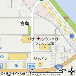 ａｓＢ宮島店周辺の地図