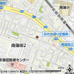 東京都大田区南蒲田周辺の地図