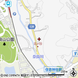 神奈川県横浜市青葉区奈良町842-19周辺の地図