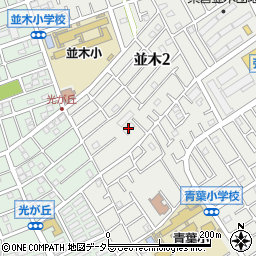 神奈川県相模原市中央区並木2丁目4-19周辺の地図