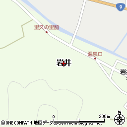 鳥取県岩美町（岩美郡）岩井周辺の地図