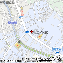 東京都町田市南大谷35周辺の地図