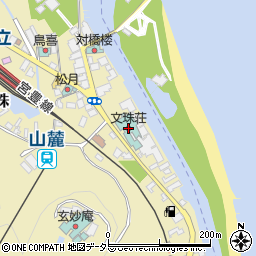 文珠荘周辺の地図