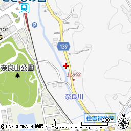 神奈川県横浜市青葉区奈良町844-2周辺の地図