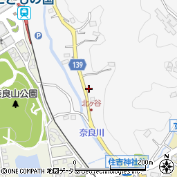 神奈川県横浜市青葉区奈良町842-12周辺の地図