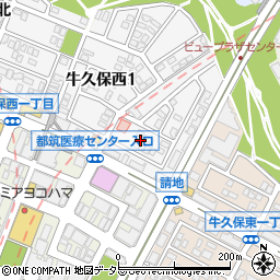 神奈川県横浜市都筑区牛久保西1丁目23周辺の地図