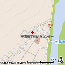 岐阜県美濃市前野625周辺の地図