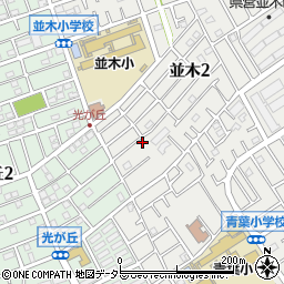 神奈川県相模原市中央区並木2丁目4-35周辺の地図