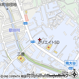東京都町田市南大谷35-25周辺の地図