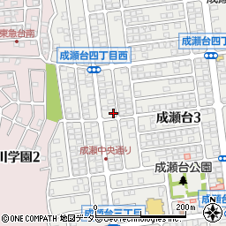 東京都町田市成瀬台3丁目37-26周辺の地図