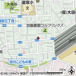 内田１級建築士事務所周辺の地図