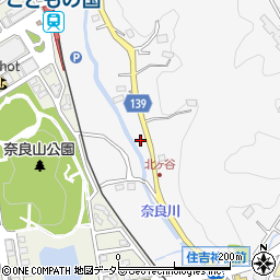 神奈川県横浜市青葉区奈良町844-10周辺の地図