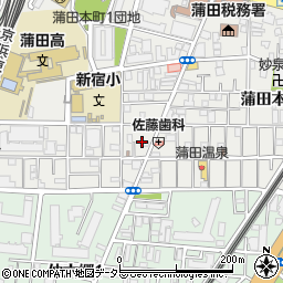 東京都大田区蒲田本町1丁目7周辺の地図
