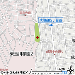 成瀬台松風公園周辺の地図