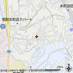 東京都町田市本町田206周辺の地図
