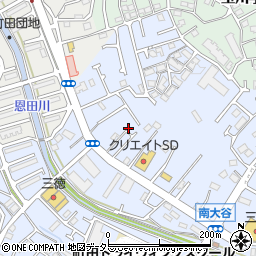 東京都町田市南大谷36周辺の地図