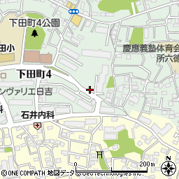 ＧＳパーク日吉下田町四丁目駐車場周辺の地図