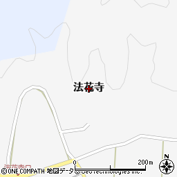 兵庫県豊岡市法花寺周辺の地図