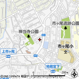 神奈川県横浜市青葉区市ケ尾町1678-169周辺の地図