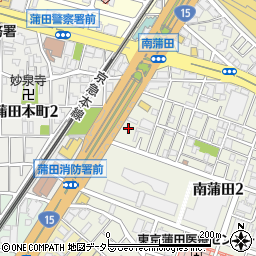 Ｏｎｅ　Ｐａｒｋ南蒲田第２駐車場周辺の地図