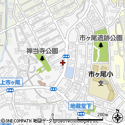 神奈川県横浜市青葉区市ケ尾町1678-160周辺の地図