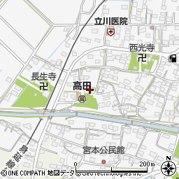 流通寺周辺の地図