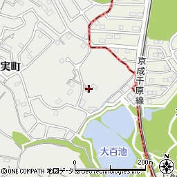 千葉県千葉市中央区南生実町1333-1周辺の地図