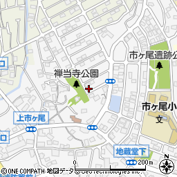 神奈川県横浜市青葉区市ケ尾町1678-13周辺の地図