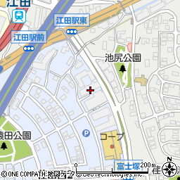 ヒルズガーディアム青葉・江田周辺の地図