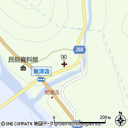 揖斐川町久瀬診療所周辺の地図