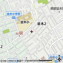 坪坂ハイツ周辺の地図