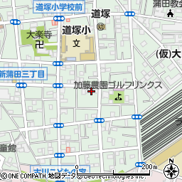 株式会社ケアサービス 訪問入浴 蒲田周辺の地図