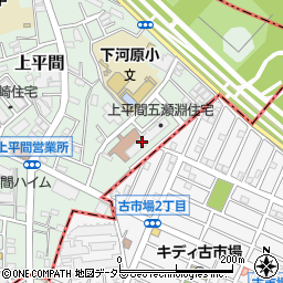 川崎市特別養護老人ホーム ひらまの里周辺の地図