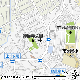 神奈川県横浜市青葉区市ケ尾町1678-15周辺の地図