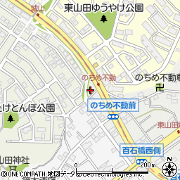 ファミリーマート南山田三丁目店周辺の地図