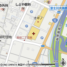 ＤＣＭ富士川店周辺の地図