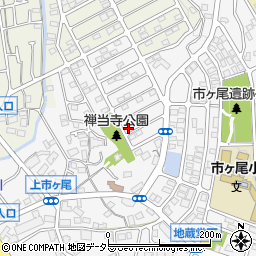 神奈川県横浜市青葉区市ケ尾町1678-24周辺の地図