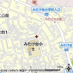 神奈川県横浜市青葉区みたけ台19-14周辺の地図