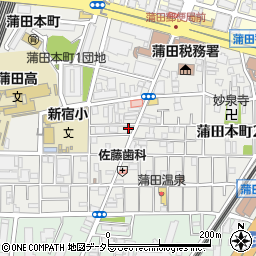 タイムズ蒲田本町第２駐車場周辺の地図