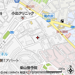東京都町田市木曽東1丁目10周辺の地図