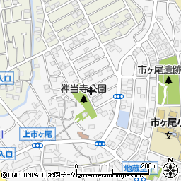神奈川県横浜市青葉区市ケ尾町1678-25周辺の地図