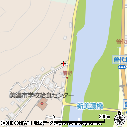 岐阜県美濃市前野805周辺の地図