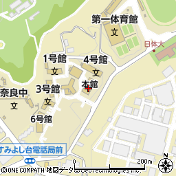 横浜美術大学売店地球堂周辺の地図