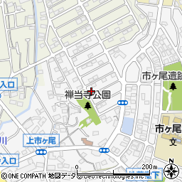 神奈川県横浜市青葉区市ケ尾町1678-36周辺の地図