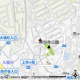 神奈川県横浜市青葉区市ケ尾町1678-171周辺の地図
